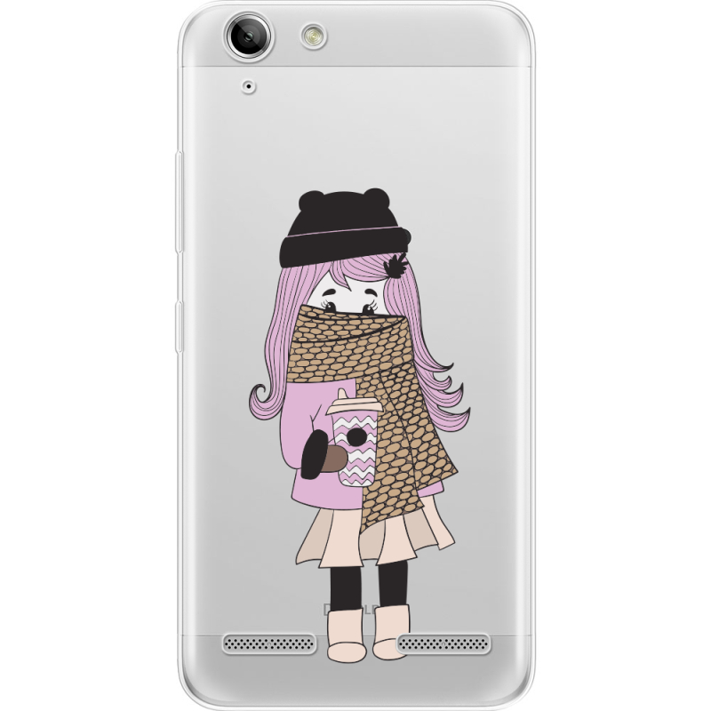 Прозрачный чехол Uprint Lenovo A6020 K5 /K5 Plus Winter Morning Girl
