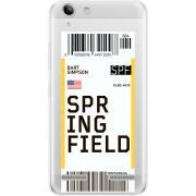 Прозрачный чехол Uprint Lenovo A6020 K5 /K5 Plus Ticket Springfield