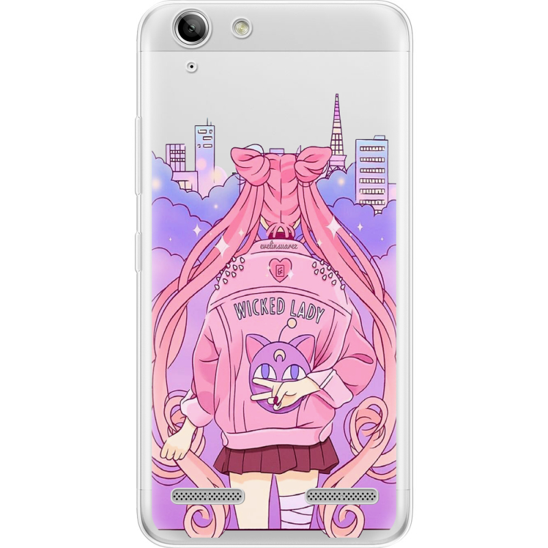 Прозрачный чехол Uprint Lenovo A6020 K5 /K5 Plus Wiked Lady