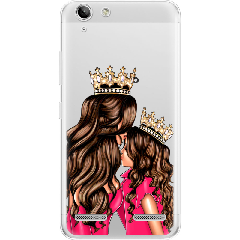 Прозрачный чехол Uprint Lenovo A6020 K5 /K5 Plus Queen and Princess