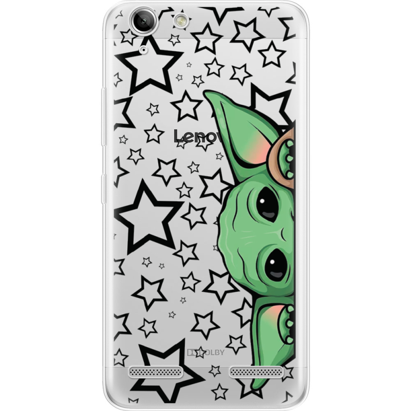 Прозрачный чехол Uprint Lenovo A6020 K5 /K5 Plus Baby Yoda