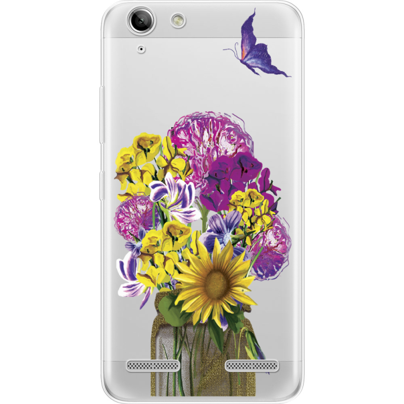 Прозрачный чехол Uprint Lenovo A6020 K5 /K5 Plus My Bouquet