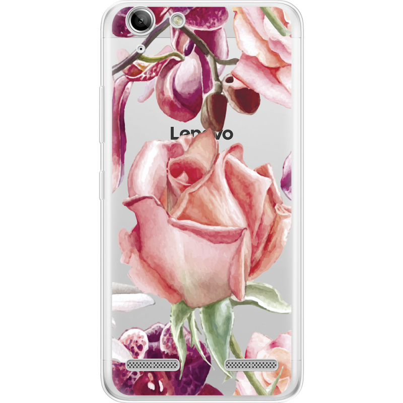 Прозрачный чехол Uprint Lenovo A6020 K5 /K5 Plus Rose