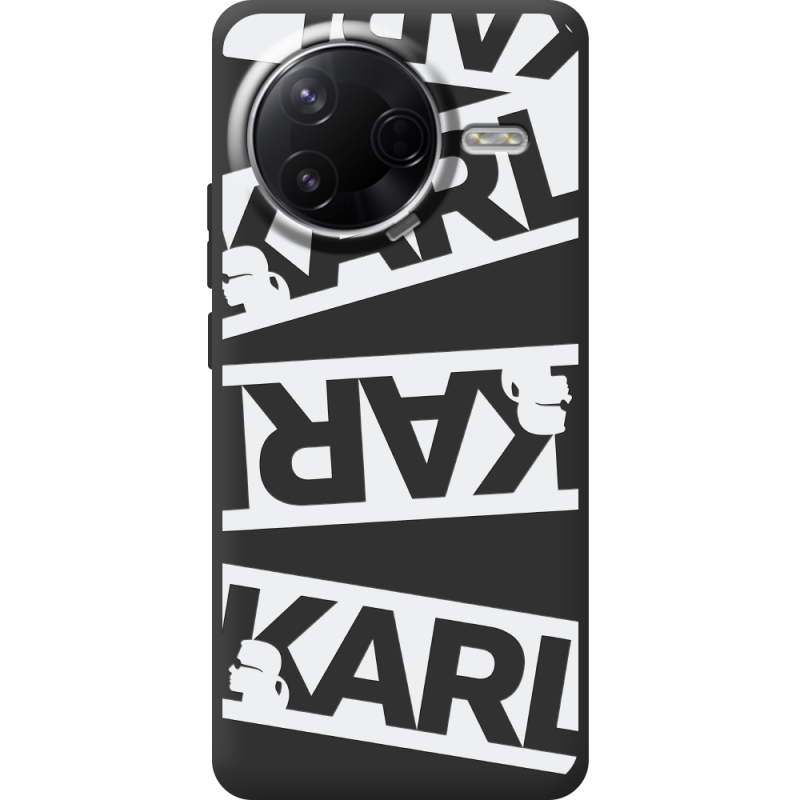 Чорний чохол BoxFace Poco F7 Pro White Karl