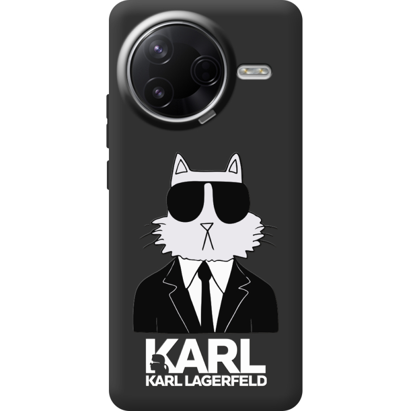 Чорний чохол BoxFace Poco F7 Pro Cat in Black