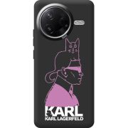 Чорний чохол BoxFace Poco F7 Pro Pink Karl