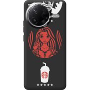 Чорний чохол BoxFace Poco F7 Pro RedWhite Coffee