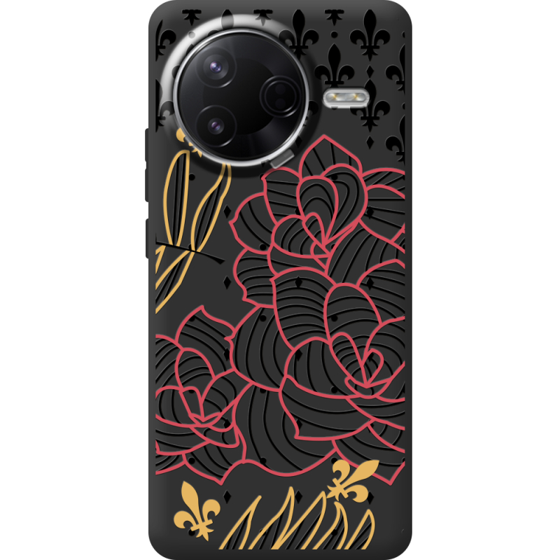 Чорний чохол BoxFace Poco F7 Pro FranceFlowers