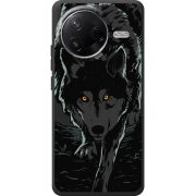 Чорний чохол BoxFace Poco F7 Pro Wolf