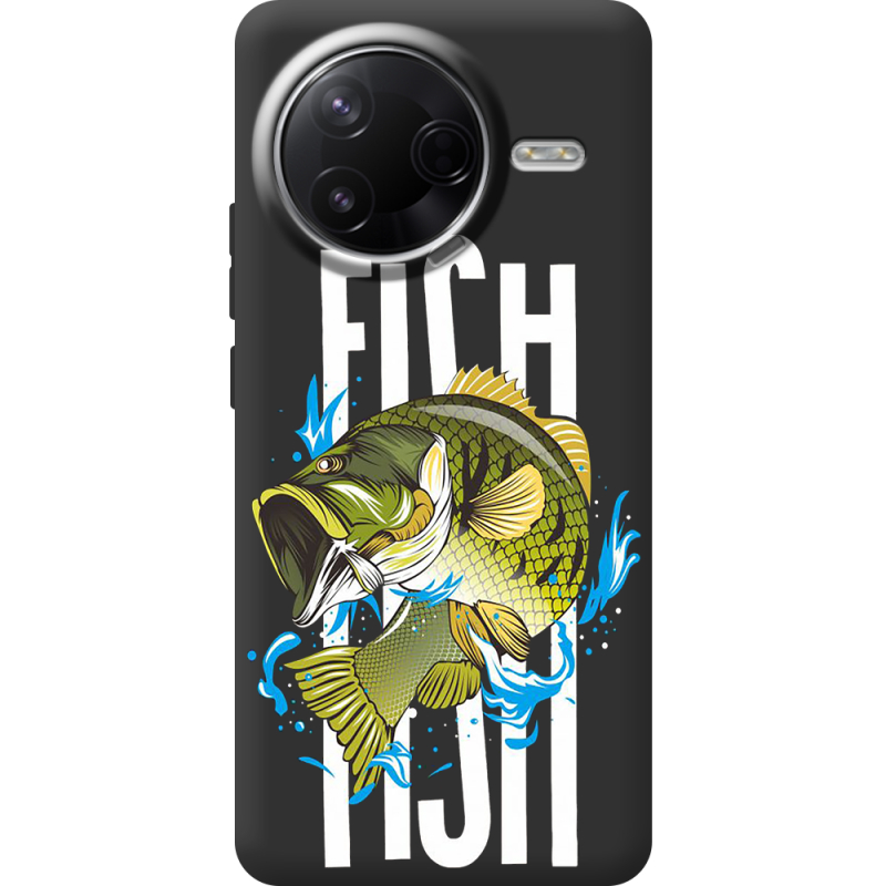 Чорний чохол BoxFace Poco F7 Pro Fish