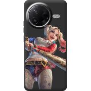 Чорний чохол BoxFace Poco F7 Pro Happy Harley Quinn
