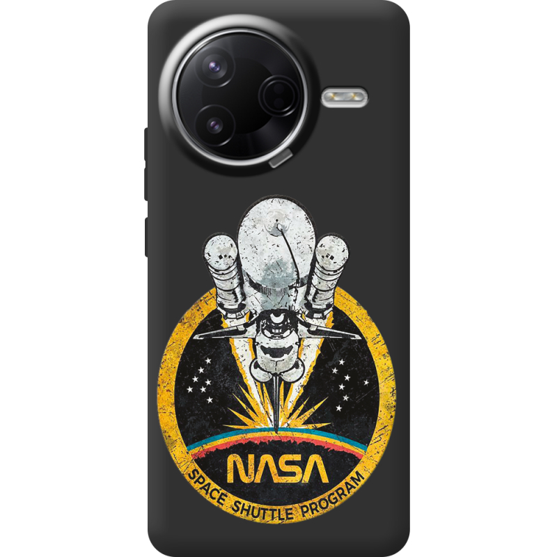 Чорний чохол BoxFace Poco F7 Pro NASA Spaceship
