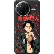 Чорний чохол BoxFace Poco F7 Pro Атака Титанов Леви