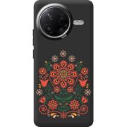 Чорний чохол BoxFace Poco F7 Pro Ukrainian Ornament