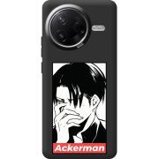 Чорний чохол BoxFace Poco F7 Pro Attack On Titan - Ackerman