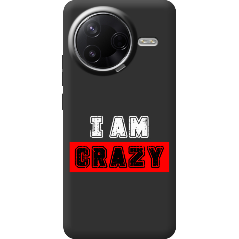 Чорний чохол BoxFace Poco F7 Pro I'm Crazy