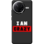 Чорний чохол BoxFace Poco F7 Pro I'm Crazy