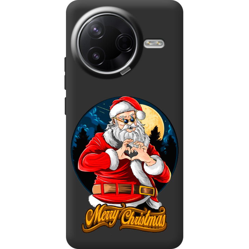 Чорний чохол BoxFace Poco F7 Pro Cool Santa