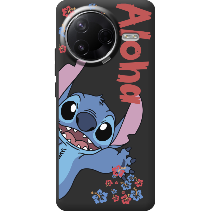 Чорний чохол BoxFace Poco F7 Pro Гавайський гість Stich