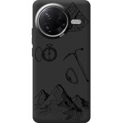 Чорний чохол BoxFace Poco F7 Pro Mountains