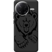 Чорний чохол BoxFace Poco F7 Pro Grizzly Bear