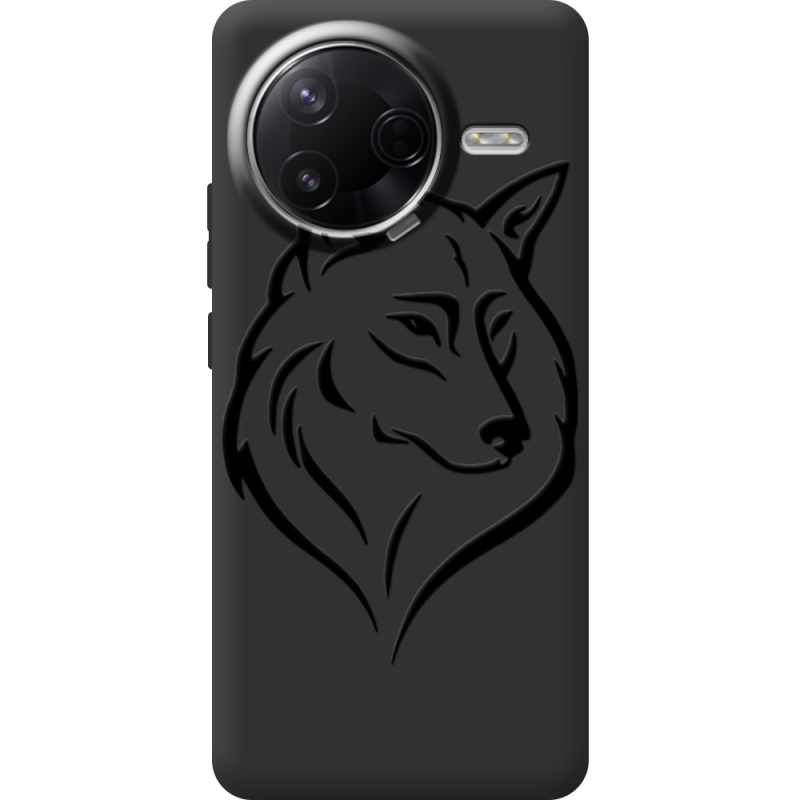 Чорний чохол BoxFace Poco F7 Pro Wolf