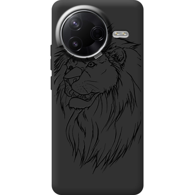 Чорний чохол BoxFace Poco F7 Pro Lion