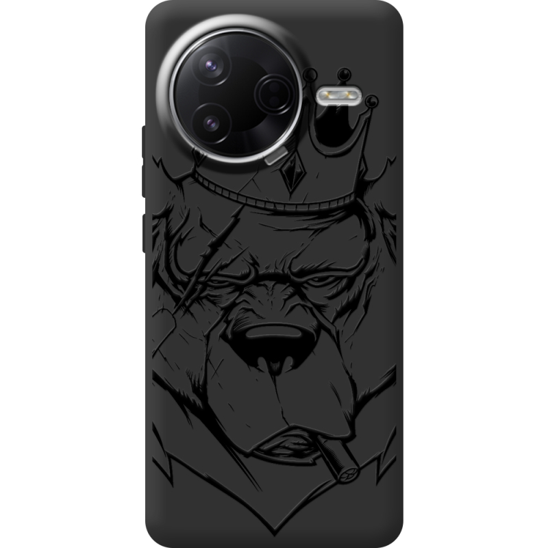 Чорний чохол BoxFace Poco F7 Pro Bear King