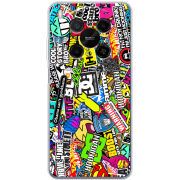 Чохол BoxFace Nubia V70 Max Multicolored Inscriptions