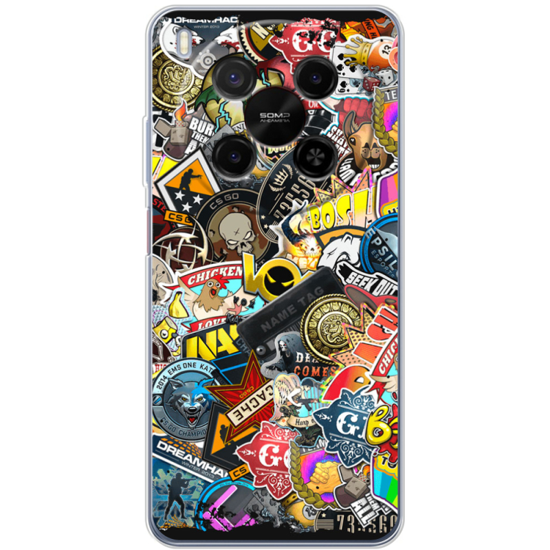 Чохол BoxFace Nubia V70 Max CS:Go Stickerbombing