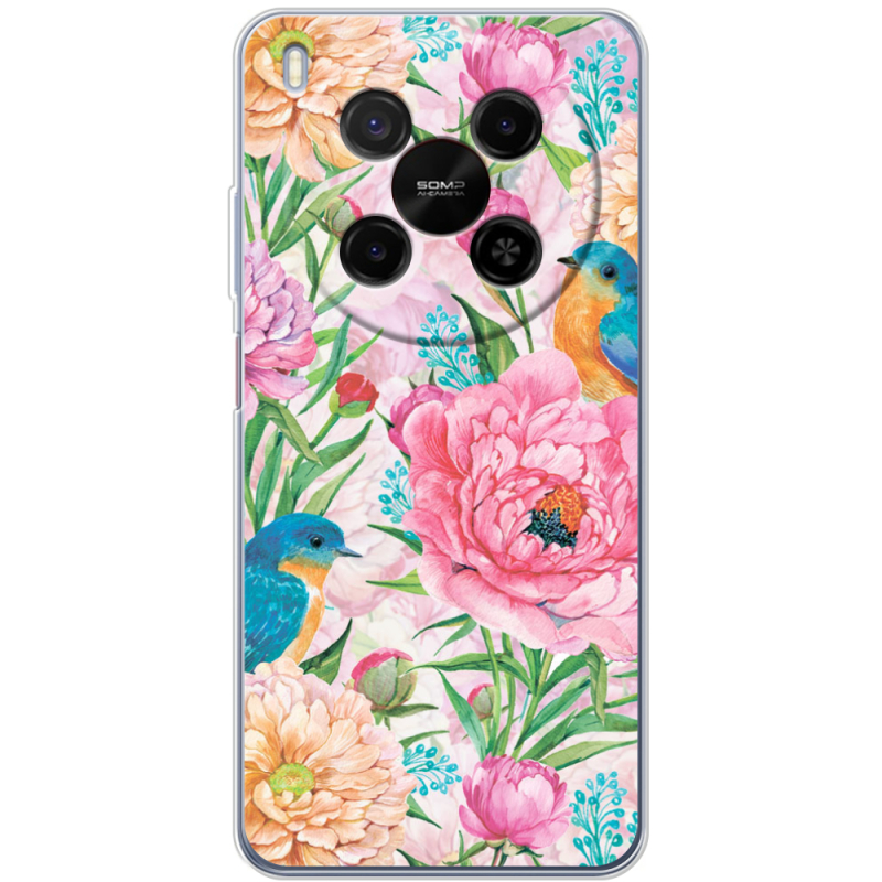 Чохол BoxFace Nubia V70 Max Birds in Flowers