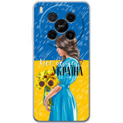 Чохол BoxFace Nubia V70 Max Україна дівчина з букетом