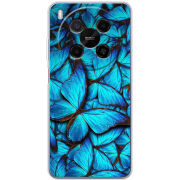 Чохол BoxFace Nubia V70 Max лазурные бабочки