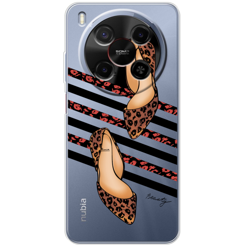 Прозорий чохол BoxFace Nubia V70 Max Love Beauty