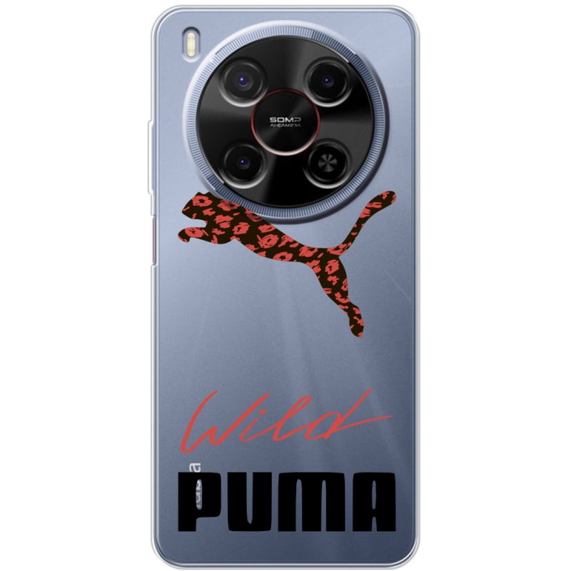 Прозорий чохол BoxFace Nubia V70 Max Wild Cat