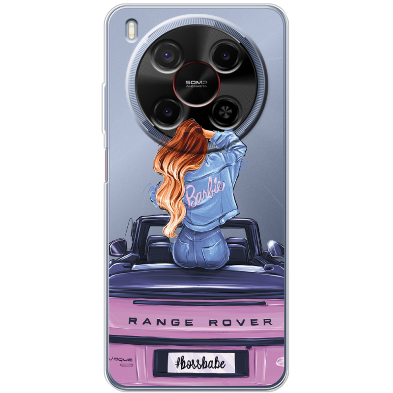 Прозорий чохол BoxFace Nubia V70 Max Boss Babe