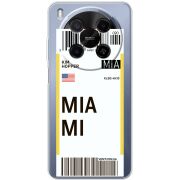 Прозорий чохол BoxFace Nubia V70 Max Ticket Miami