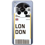 Прозорий чохол BoxFace Nubia V70 Max Ticket London