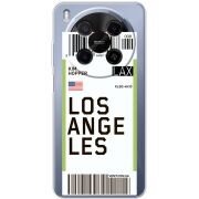 Прозорий чохол BoxFace Nubia V70 Max Ticket Los Angeles