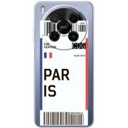 Прозорий чохол BoxFace Nubia V70 Max Ticket Paris