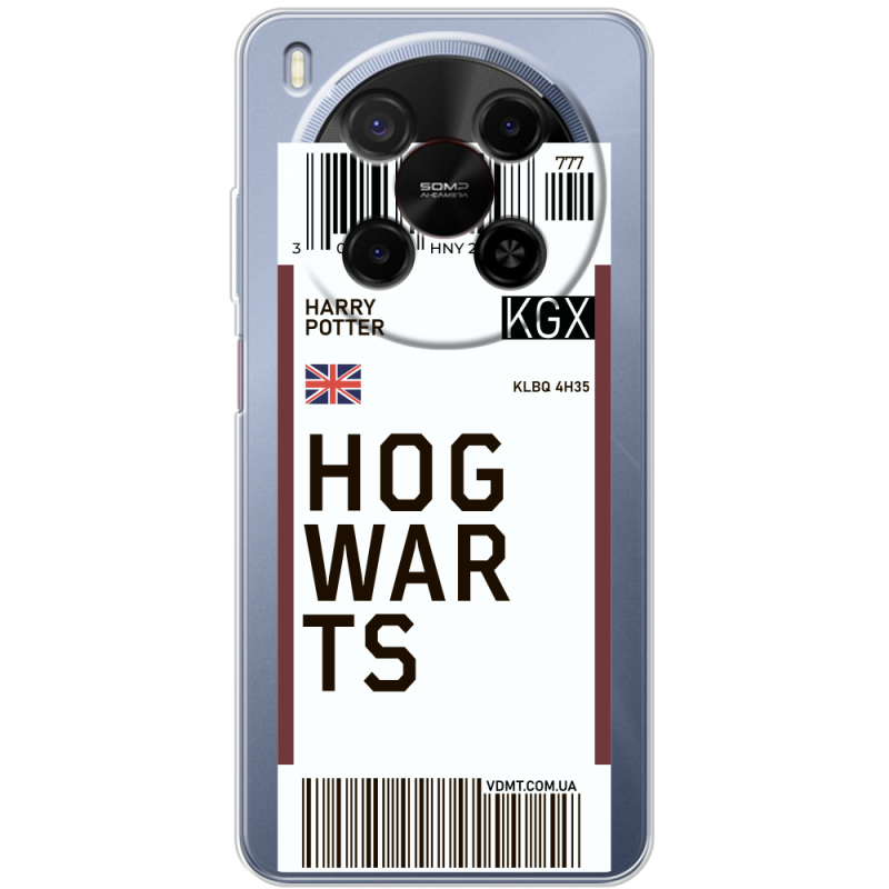 Прозорий чохол BoxFace Nubia V70 Max Ticket Hogwarts