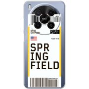 Прозорий чохол BoxFace Nubia V70 Max Ticket Springfield