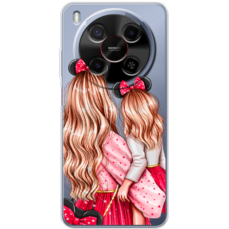 Прозорий чохол BoxFace Nubia V70 Max Mouse Girls