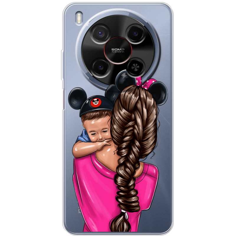 Прозорий чохол BoxFace Nubia V70 Max Mouse Mommy