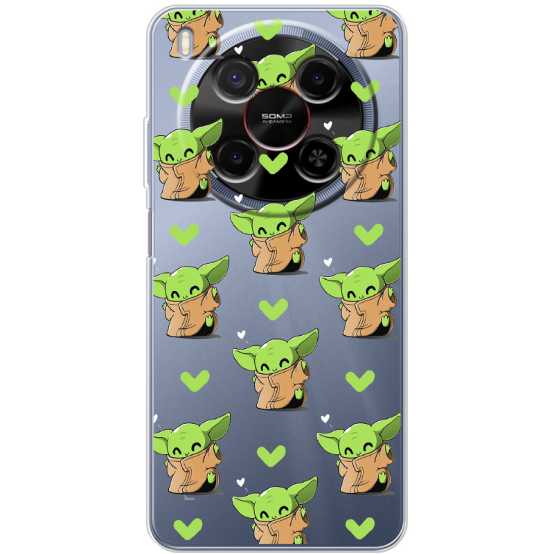Прозорий чохол BoxFace Nubia V70 Max Pattern Baby Yoda