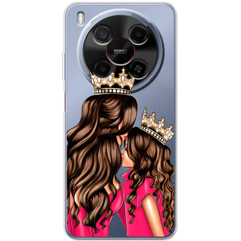 Прозорий чохол BoxFace Nubia V70 Max Queen and Princess