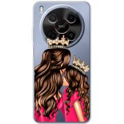 Прозорий чохол BoxFace Nubia V70 Max Queen and Princess