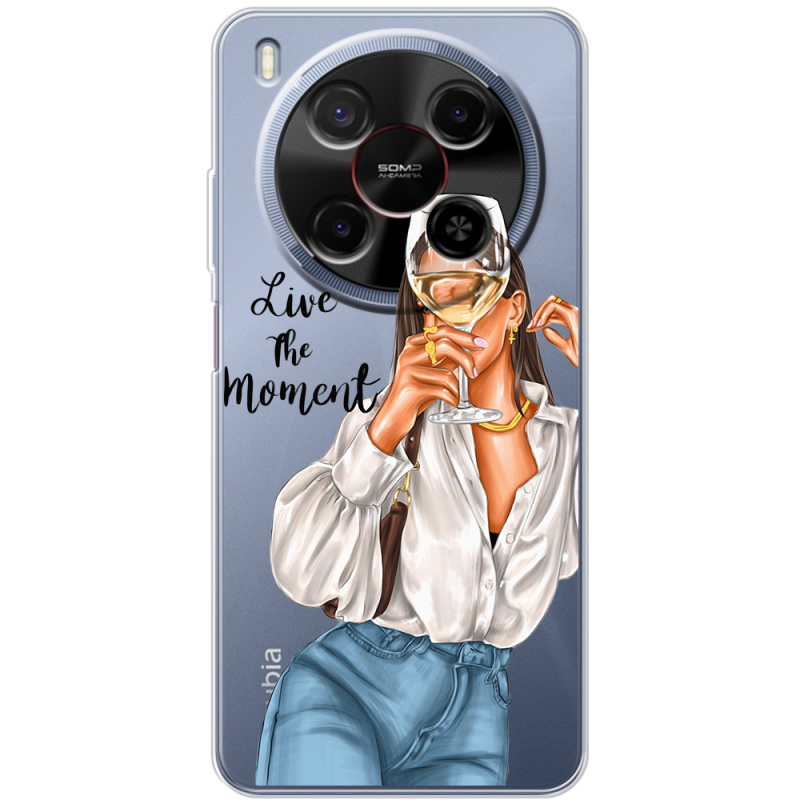 Прозорий чохол BoxFace Nubia V70 Max Live The Moment