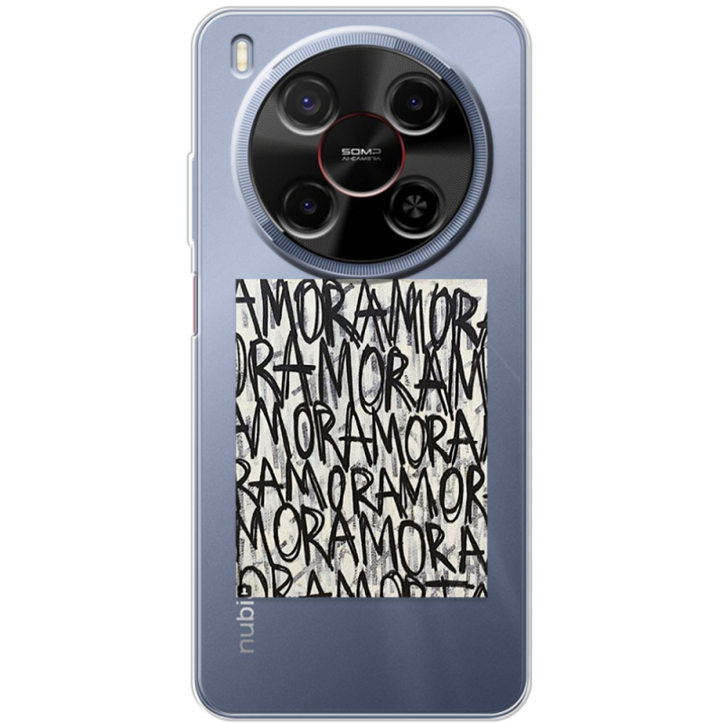 Прозорий чохол BoxFace Nubia V70 Max Amor Amor