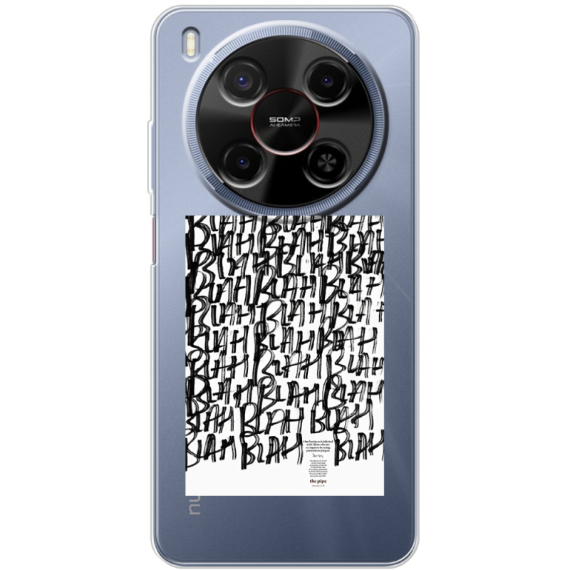 Прозорий чохол BoxFace Nubia V70 Max Blah Blah
